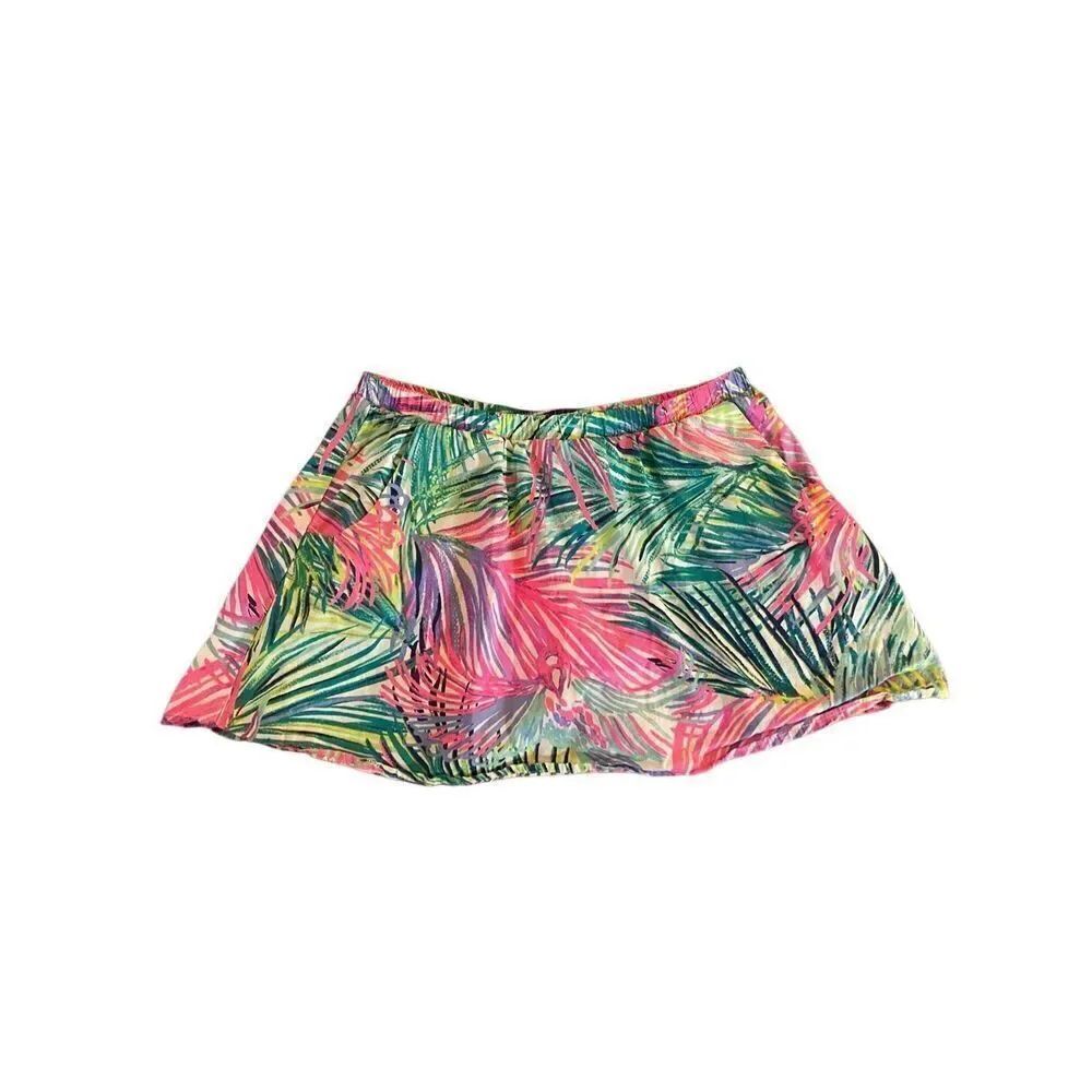 Lilly Pulitzer girls, cotton multicolored skirt, size XL
